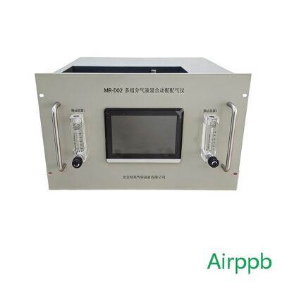 Gas Calibration Equipment Offering Multi Component Gas Distribution with Maximum Ratio of Two Thousand to One for Research